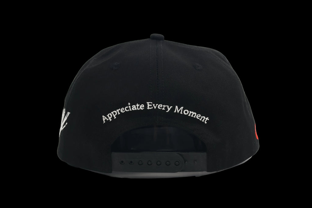 BLACK "SCRIPT LOGO" HAT