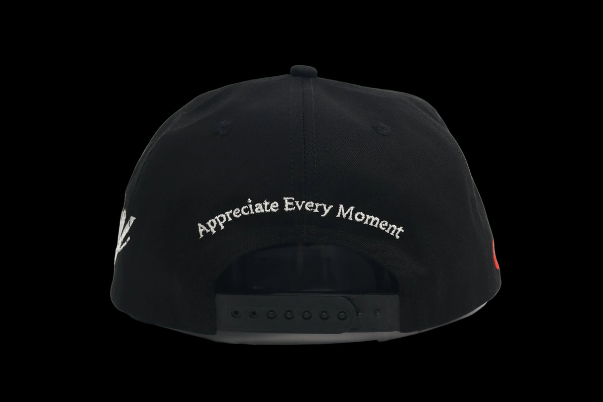 BLACK "SCRIPT LOGO" HAT