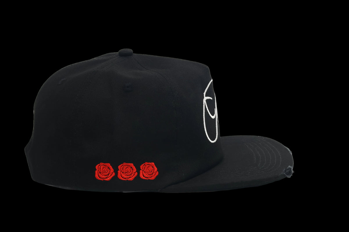 BLACK "SCRIPT LOGO" HAT