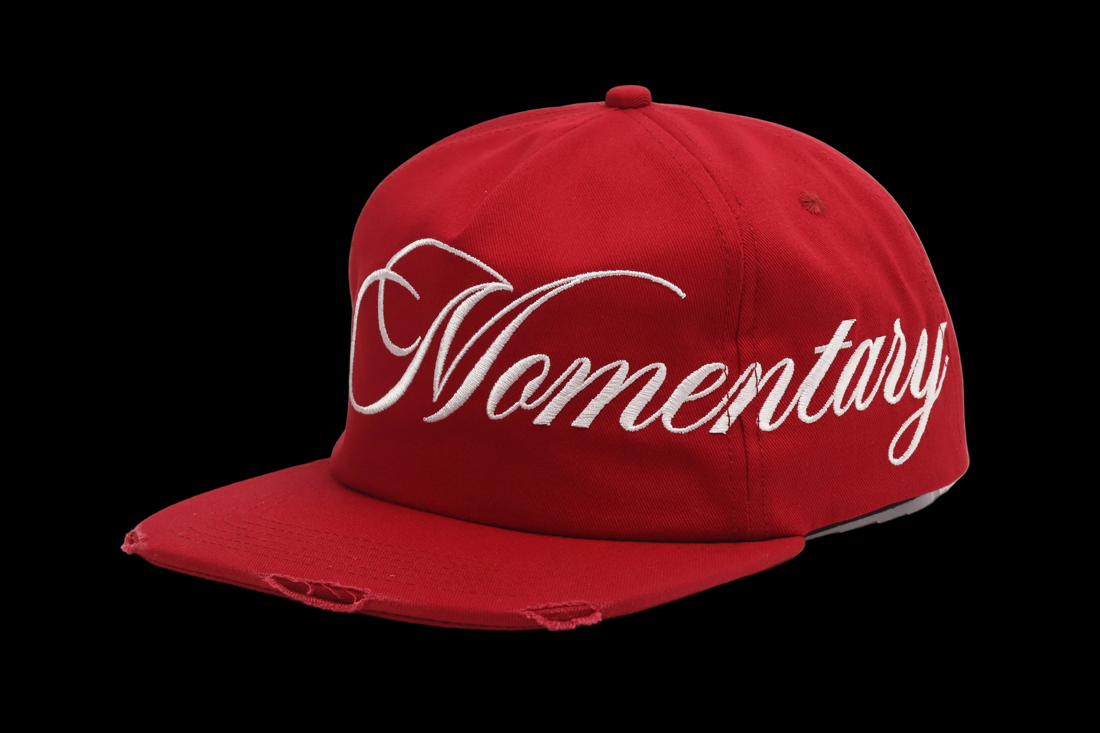 RED "SCRIPT LOGO" HAT
